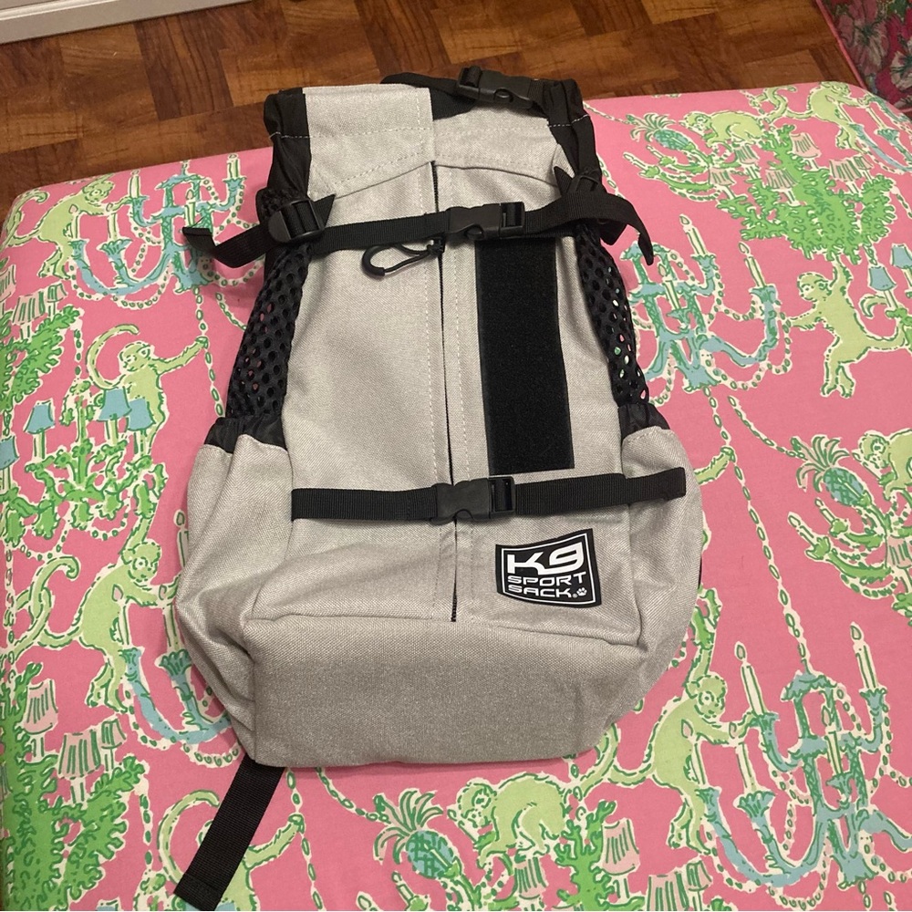 K9 sport sack Gray Dog Backpack Size Small